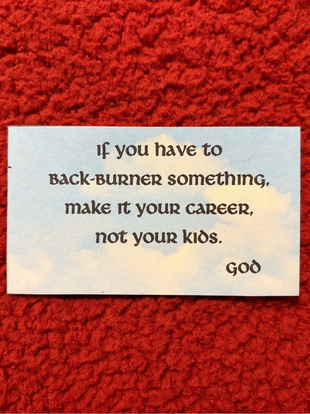 Messages from God magnet